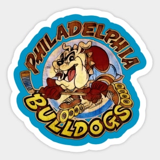 Philadelphia Bulldogs Roller Hockey Sticker